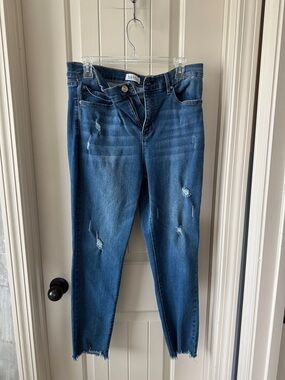 Nicole Miller Dark Blue High Rise Skinny Jeans